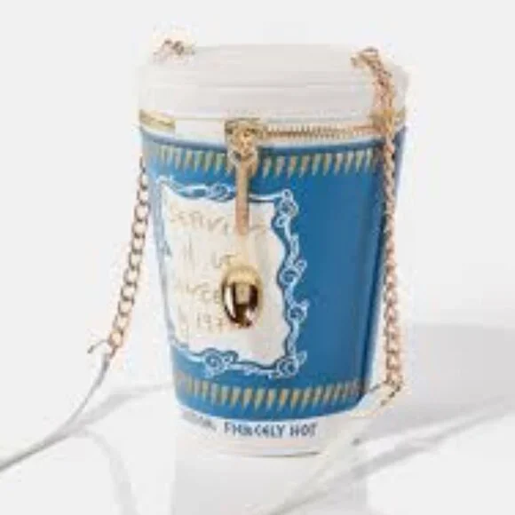 Betsey Johnson Kitsch Cup O' Betsey Coffee Crossbody Bag - Picture 2 of 2